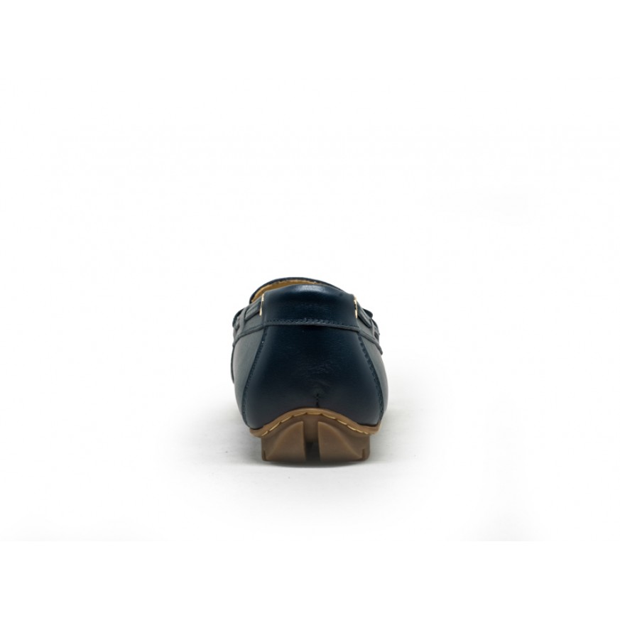 1339A4 Apache Ladies Leather Moccasins/Slip Ons