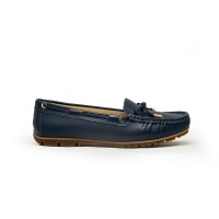 1339A4 Apache Ladies Leather Moccasins/Slip Ons