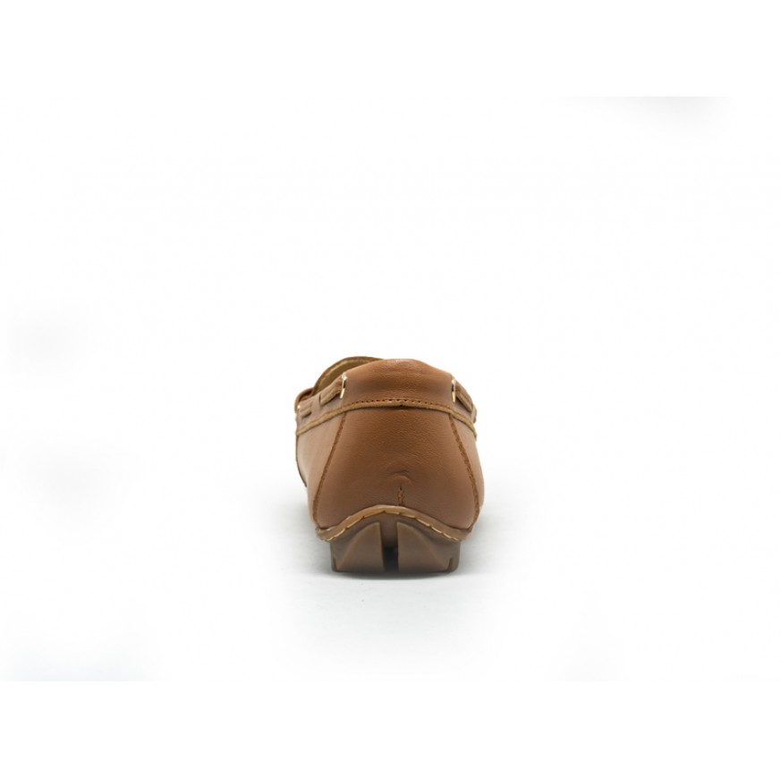 1339A4 Apache Ladies Leather Moccasins/Slip Ons