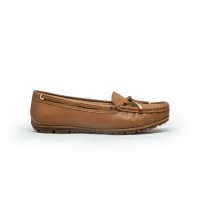 1339A4 Apache Ladies Leather Moccasins/Slip Ons