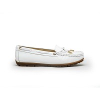 1339A4 Apache Ladies Leather Moccasins/Slip Ons