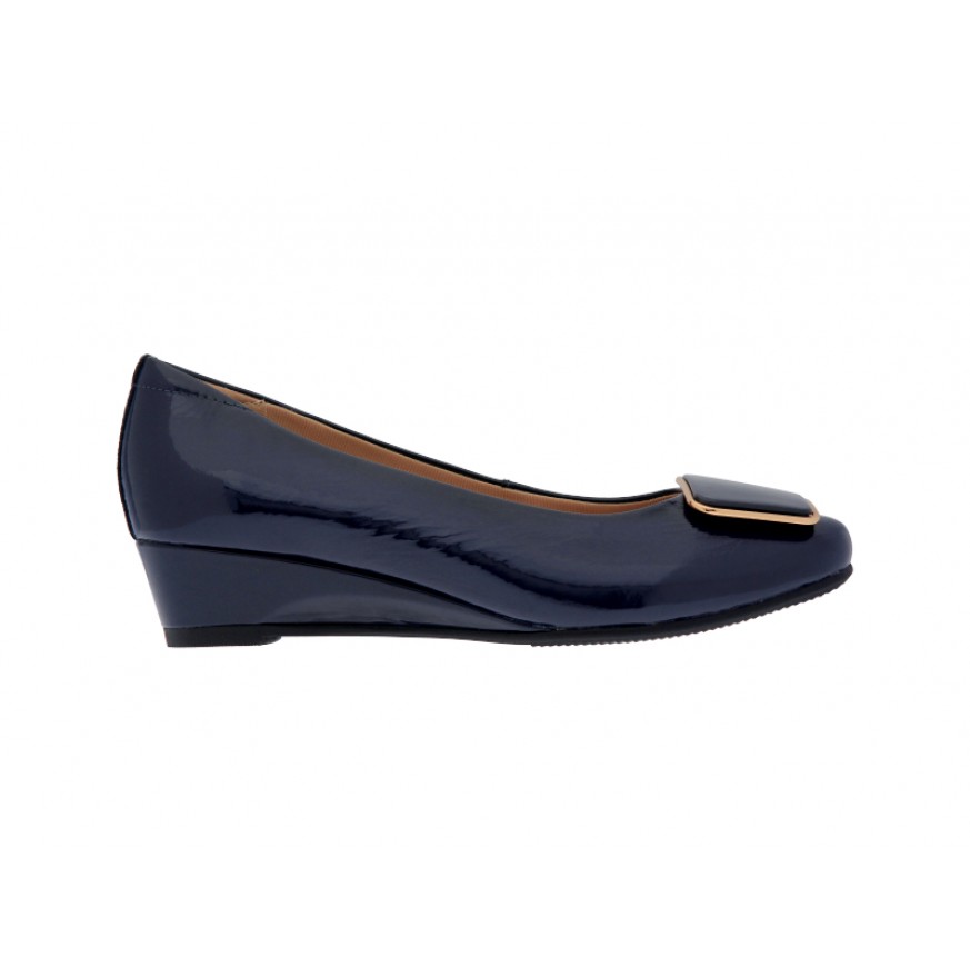 1992 Caratti Leather Wedged Heels (Short, with Buckle)