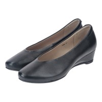 1996 Caratti Leather Wedged Heels (Short, V-throat Vamp)