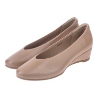 1996 Caratti Leather Wedged Heels (Short, V-throat Vamp)