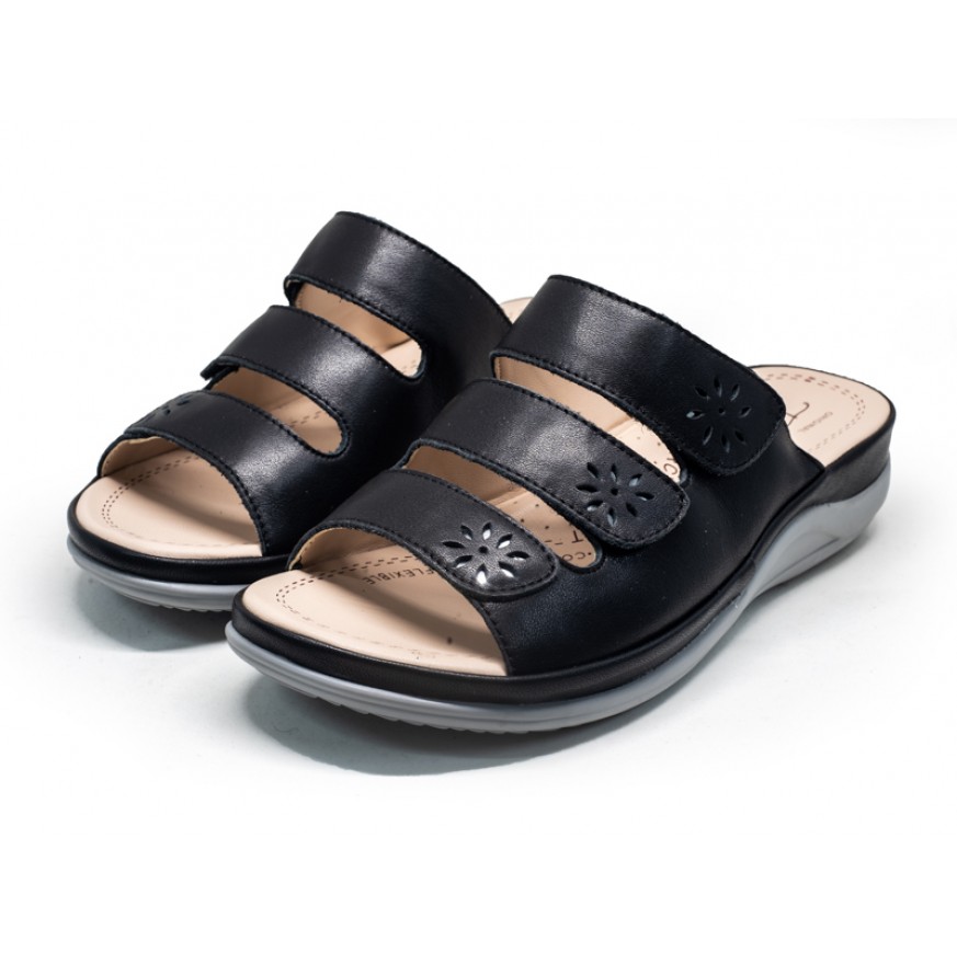2812 Barani Leather Sandals (Slip-On)