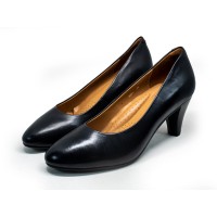3091 Caratti Classic Leather Heels (Mid)
