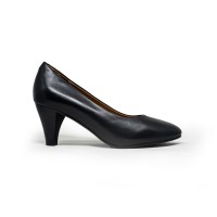 3091 Caratti Classic Leather Heels (Mid)