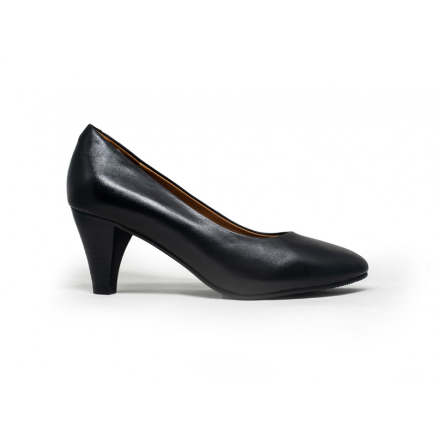 3091 Caratti Classic Leather Heels (Mid)