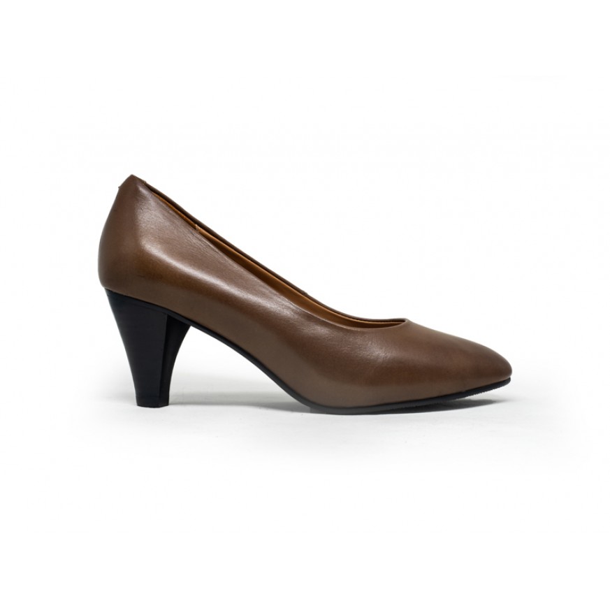 3091 Caratti Classic Leather Heels (Mid)