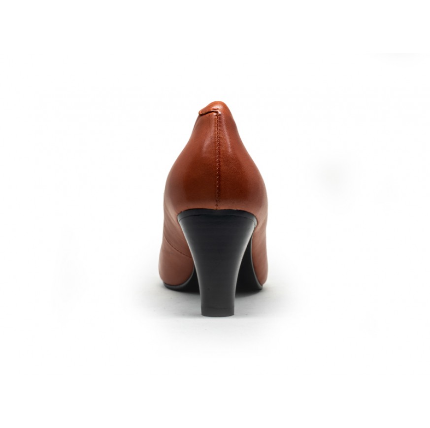 3091 Caratti Classic Leather Heels (Mid)