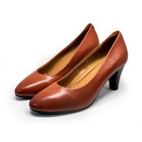 3091 Caratti Classic Leather Heels (Mid)