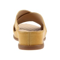 3632 Barani Leather Sandals (Cross-Strap, Slip-On)