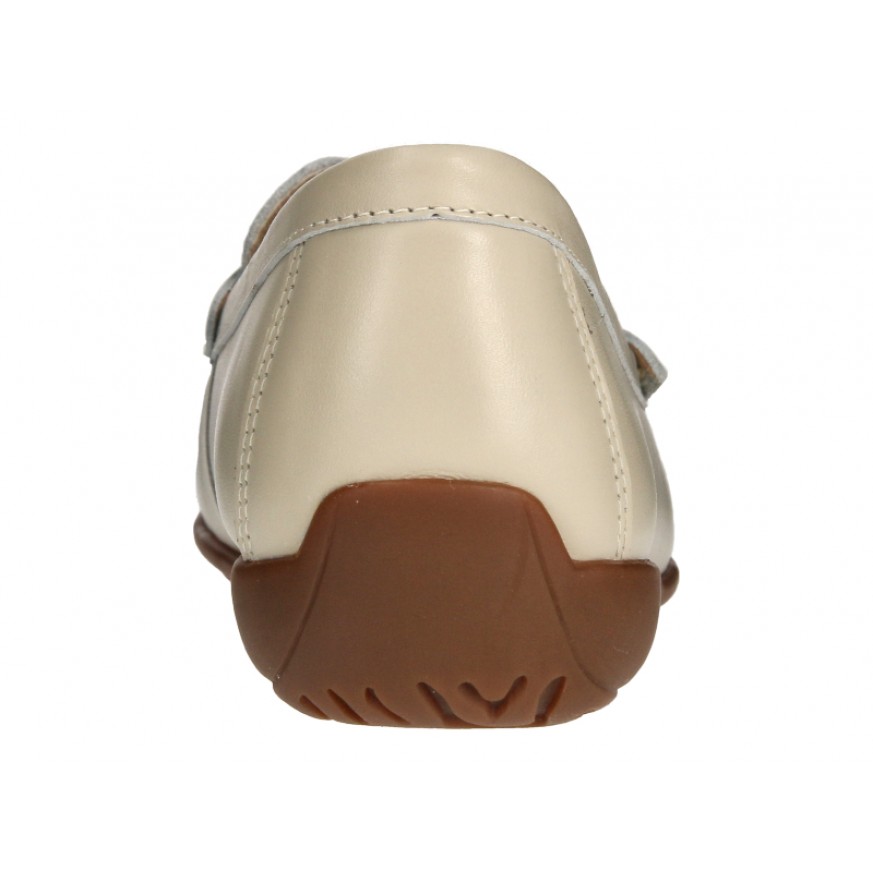 36771 Apache Ladies Leather Moccasins/Slip Ons (Penny Strap)