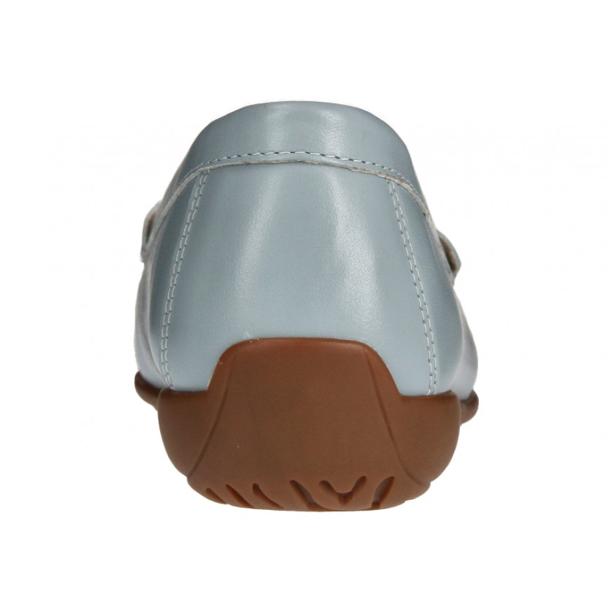 36771 Apache Ladies Leather Moccasins/Slip Ons (Penny Strap)