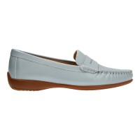 36771 Apache Ladies Leather Moccasins/Slip Ons (Penny Strap)