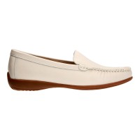 36775 Apache Ladies Leather Moccasins/Slip Ons (Croc)