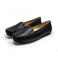 3688L Apache Ladies Leather Moccasins/Slip Ons