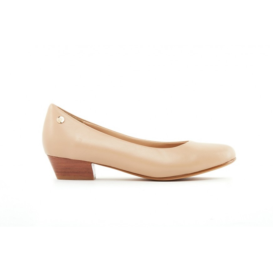 4211 Barani Classic Leather Heels (Short)