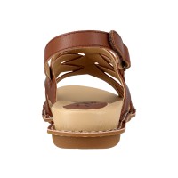 5025 Barani Leather Sandals (Cross Weave)