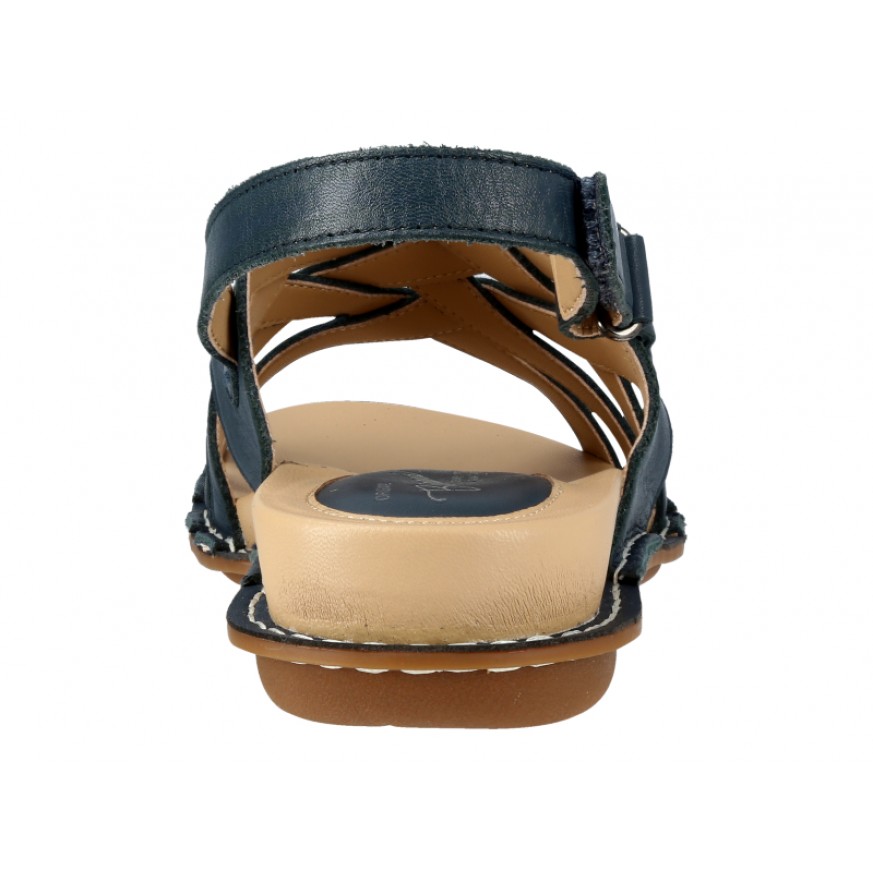 5025 Barani Leather Sandals (Cross Weave)