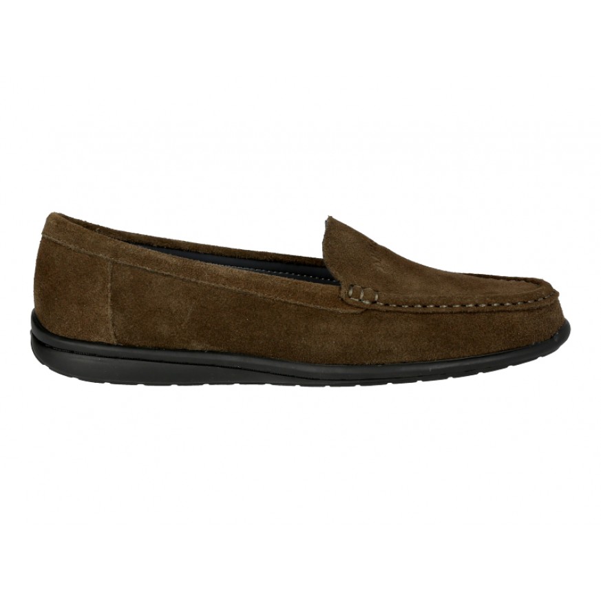 662-9 Apache Ladies Leather Moccasins/Slip Ons