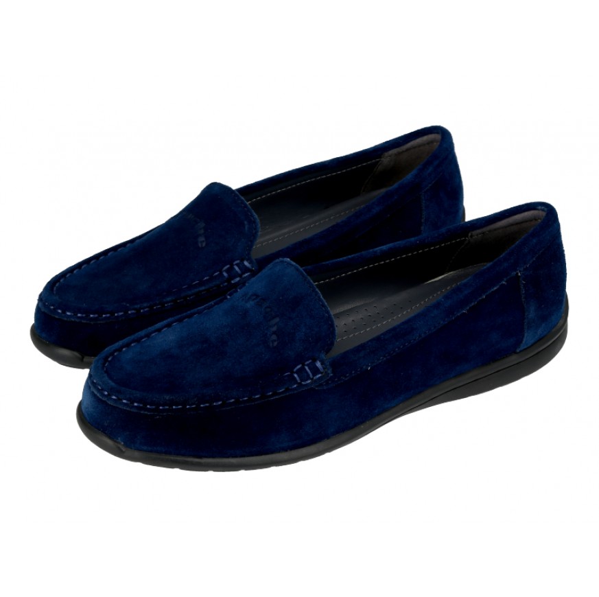 662-9 Apache Ladies Leather Moccasins/Slip Ons