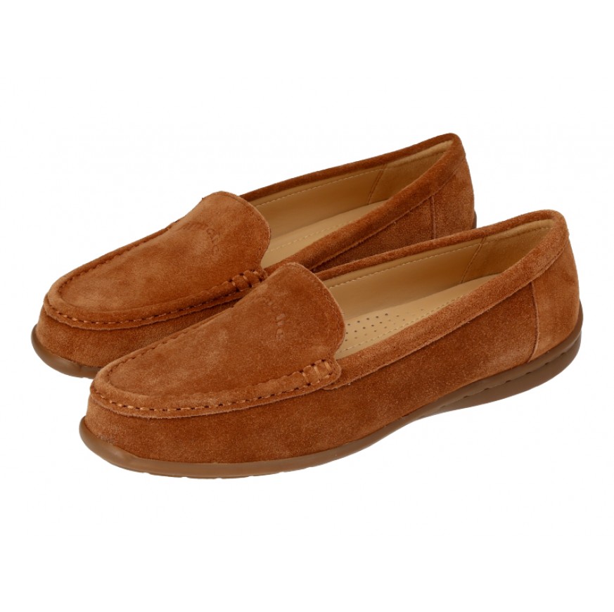 662-9 Apache Ladies Leather Moccasins/Slip Ons