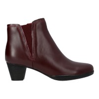 665-2 Caratti Leather Boots/Booties (Zip Closure, Elastic Side)