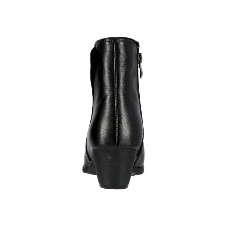 667-3 Caratti Leather Boots/Booties (Zip Closure)