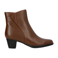 667-3 Caratti Leather Boots/Booties (Zip Closure)