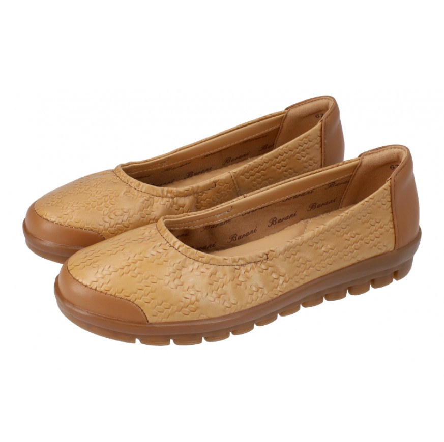 675-9 Barani Leather Pumps (Textured Leather)