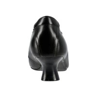 8119 Caratti Leather Heels (Strap Over)