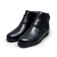 8841-201 Barani Leather Ankle Boots/Booties (Button Closure)