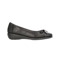 8948-150 Barani Leather Pumps (with Micro Wedge, Fixed Ribbon)