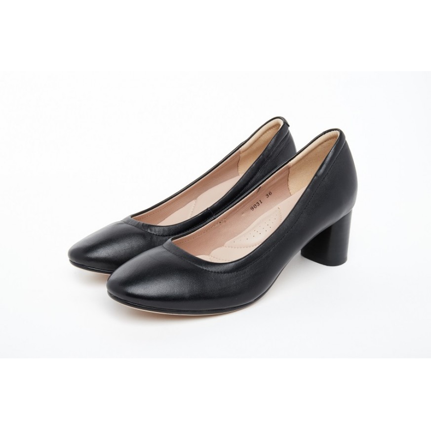 9031 Caratti Classic Leather Heels (Mid)